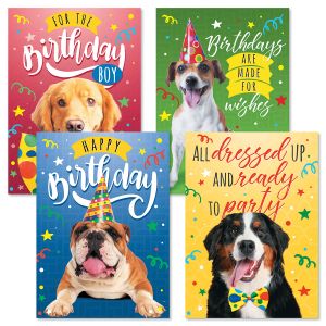 Tail Waggin' Birthday Cards and Seals