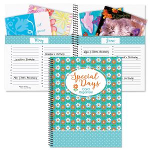 Dots & Daisies Greeting Card Organizer Book