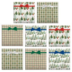 Peaceful Forest Flat Gift Wrap Sheets Value Pack
