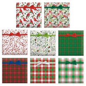 Cardinal Flat Gift Wrap Sheets Value Pack