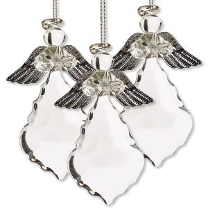 Glass Angel Ornaments