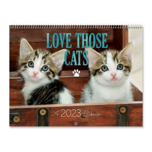 2023 Love Those Cats Wall Calendar