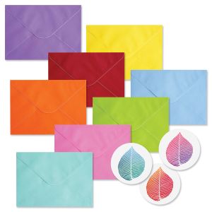 Colored Envelope Value Pack with Seals