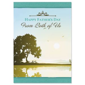 To Dad From Both Father's Day Card 
