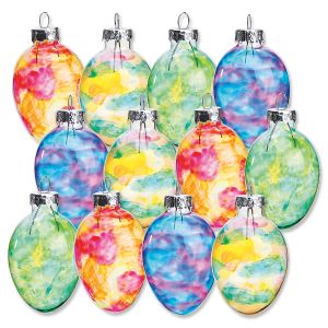 Stained Glass Easter Egg Ornaments