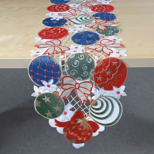Ornament Runner with Bows
