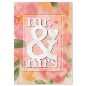 Wedding Wishes Personalized Wedding Card