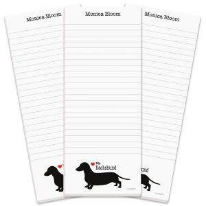 Dog Breed Personalized Shopping List Pads
