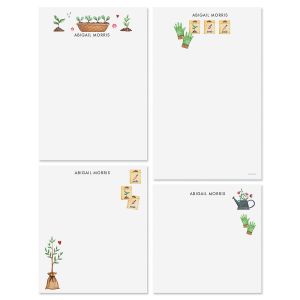 Garden Motifs Personalized Notepads