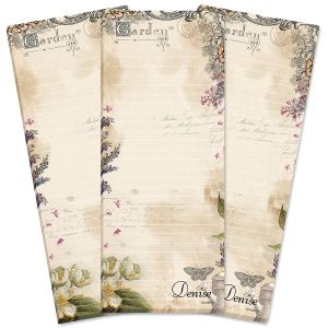 Provincial Garden Personalized Shopping List Pads