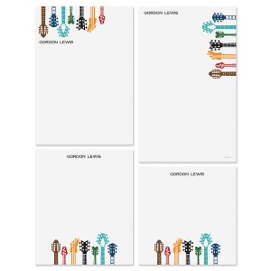 Guitar Personalized Notepads