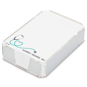 Medical Personalized Notes in a Tray