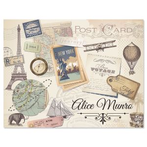 Travel Personalized Note Cards