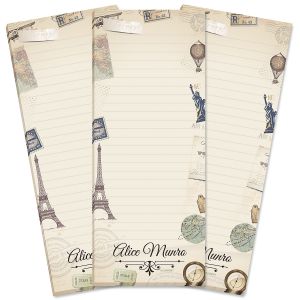 Travel Personalized Shopping List Pads