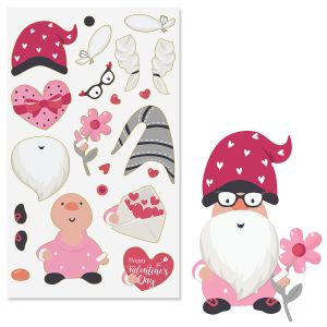 Build-a-Gnome Valentine Stickers