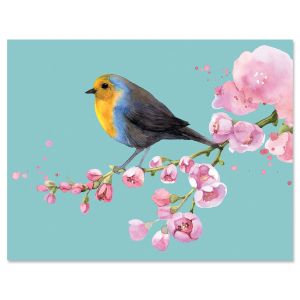 Spring Birds Note Cards - BOGO