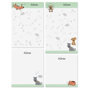 Dog Sketches Personalized Notepads