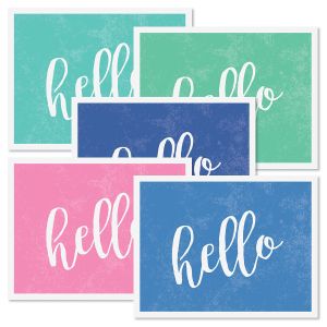 Bright Hello Note Cards - BOGO