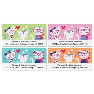 Smarty Cats Deluxe Address Labels (4 Designs)