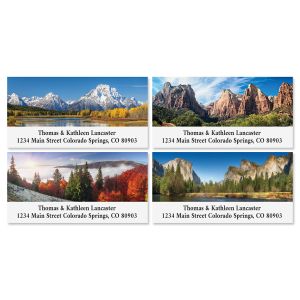 National Park Wonders Deluxe Address Labels (4 Designs)