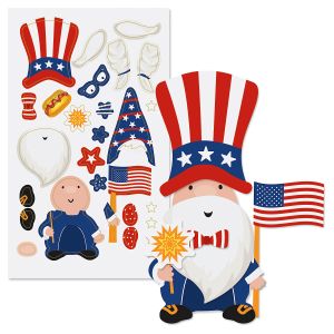 Build-a-Gnome Patriotic Stickers - BOGO
