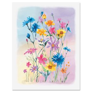 Painted Floral Note Cards - BOGO