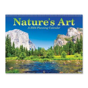 2024 Nature's Art Big Grid Planning Calendar