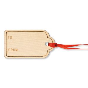 Wooden To/From Tags