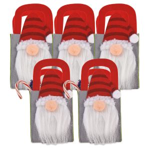 Santa Gnome Christmas Felt Treat Bags