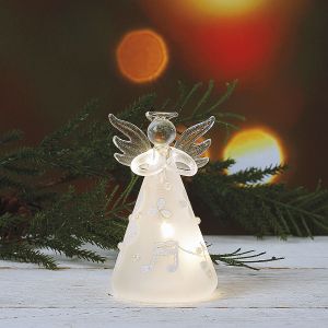 LED Music Note Angel Figurine