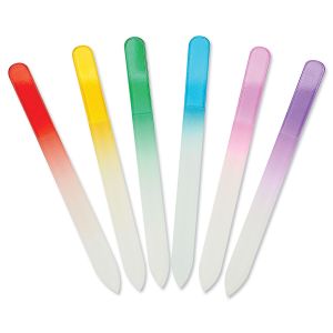 Glass Rainbow Color Nail Files Pack