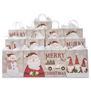 Home Spun Christmas Gift Bags