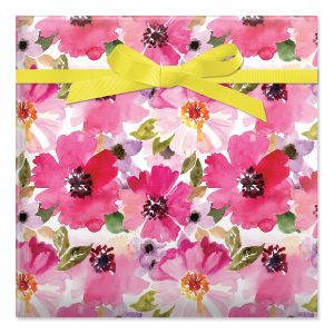 Perfect Pink Jumbo Rolled Gift Wrap