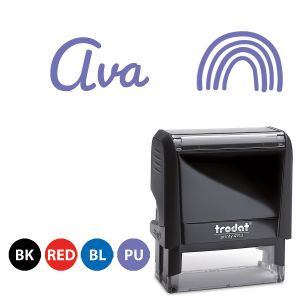 Rainbow Self-Inking Stamp - 4 Colors
