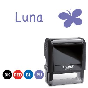Butterfly Self-Inking Stamp - 4 Colors
