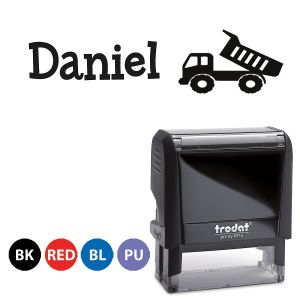 Truck Self-Inking Stamp - 4 Colors