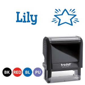 Star Self-Inking Stamp - 4 Colors