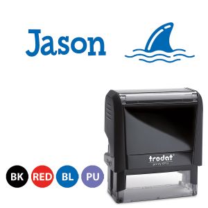 Shark Self-Inking Stamp - 4 Colors