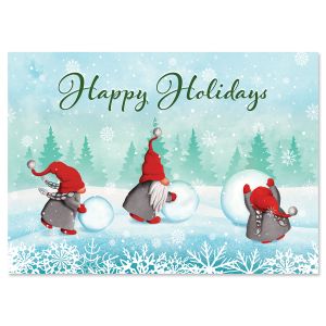 Winter Gnomes Christmas Cards