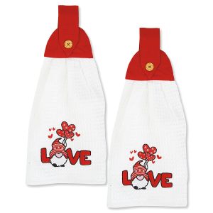 Valentine Tie Towels