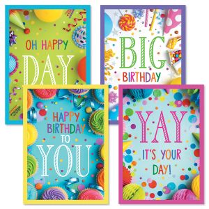 Confetti Fun Birthday Cards and Seals