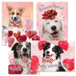 Love Pups Valentine Cards