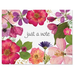 Pressed Flowers Notecards - BOGO