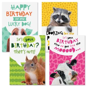 Critter Wishes Birthday Cards and Seals