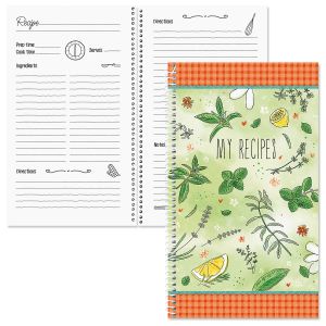 Botanical Design Create-Your-Own Recipe Book