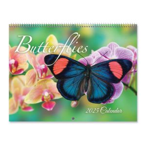 2025 Butterflies Wall Calendar