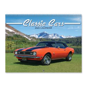 2025 Classic Cars Wall Calendar