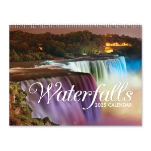 2025 Waterfalls Wall Calendar