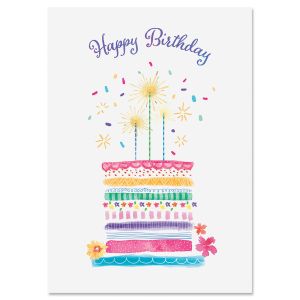 Birthday Cake Cards - BOGO