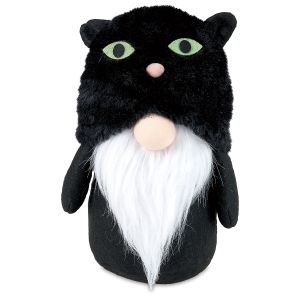 Black Cat Gnome Plush